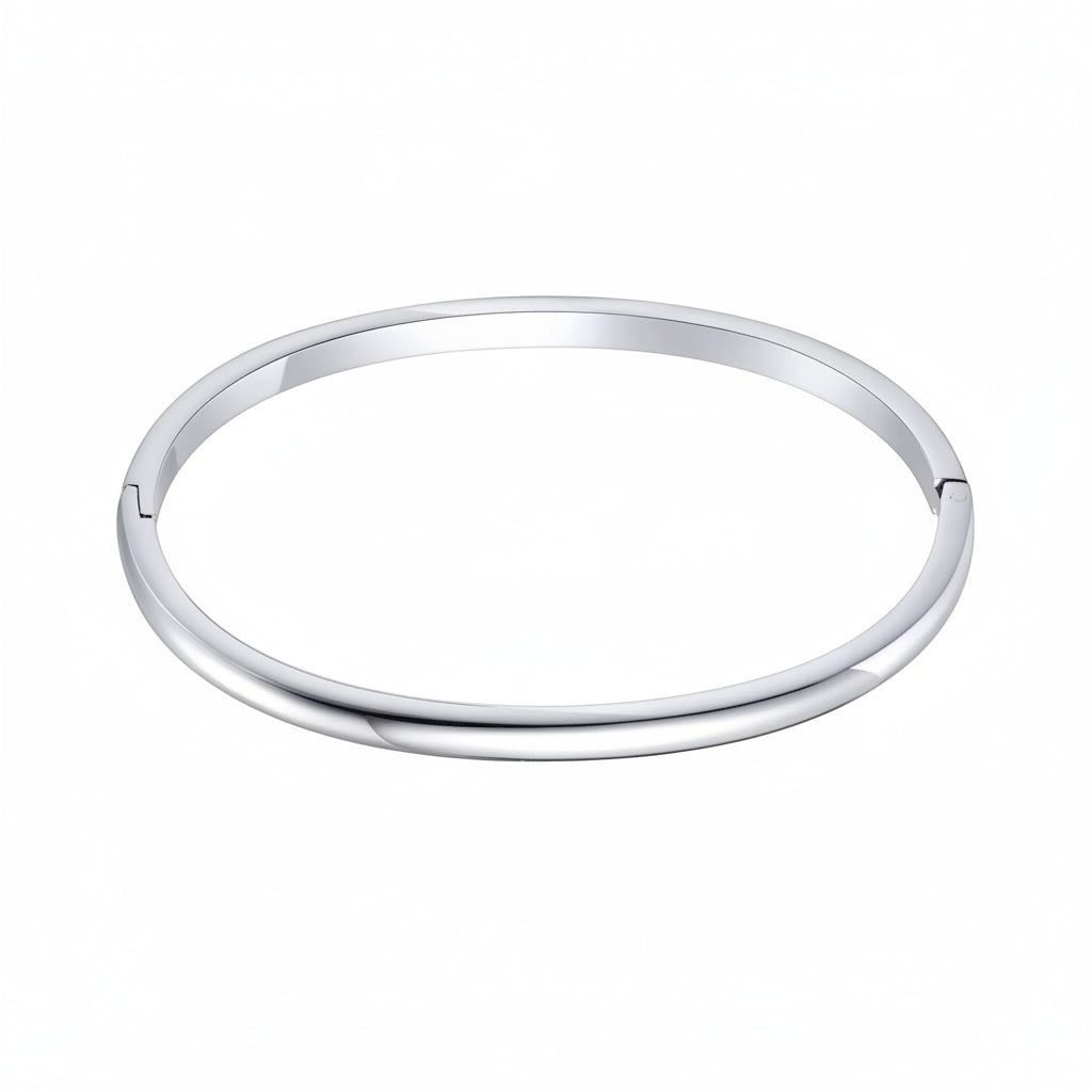 Women Anti Allergy Stainless Steel Cuff Bracelets Bangle, Trendy Wristband Jewelry Stacking Open Bracelet to Girls Mom Wife